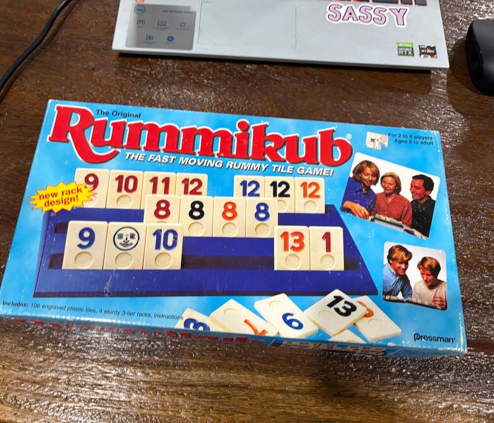 The Original Rummikub Pressman 1997 Board Rummy Tile Game